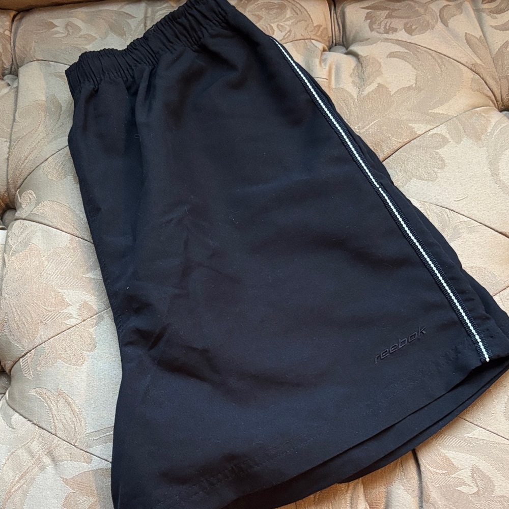 Reebok Women’s Black and White Performance Shorts
